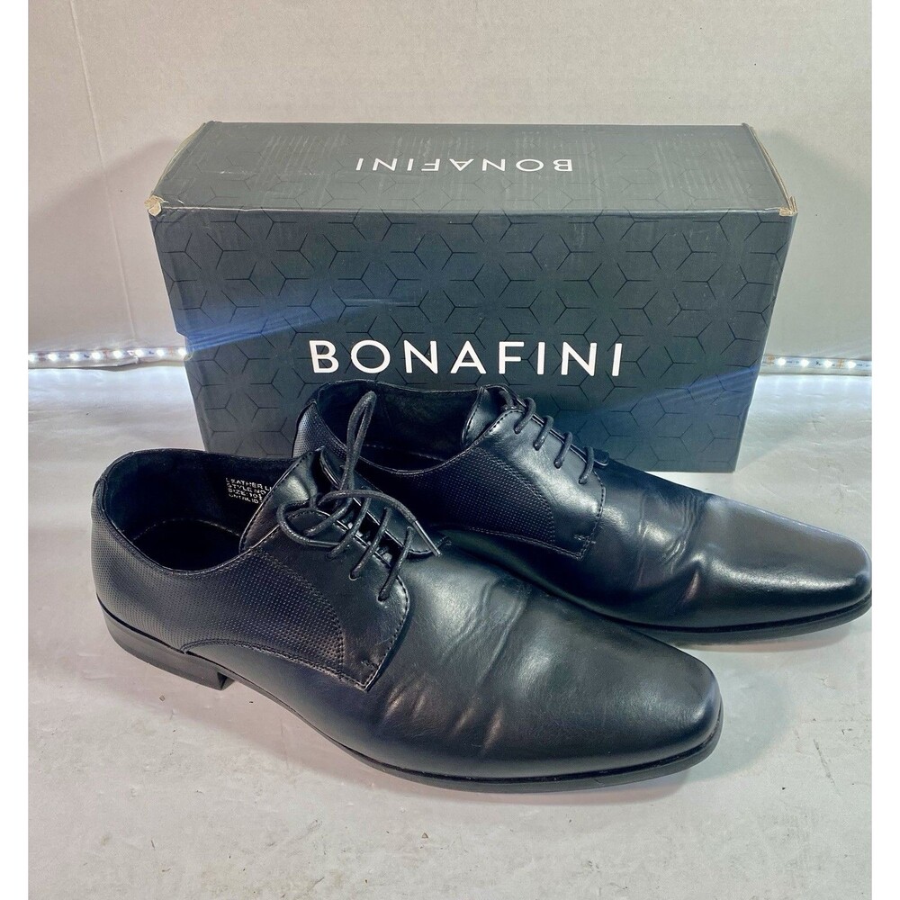 Bonafini Collection Men's Dress Shoes Black size 101/2 C-154